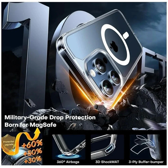 NWB TAURI for iPhone 15 Pro Max Case, Compatible with Magsafe - Picture 6 of 7